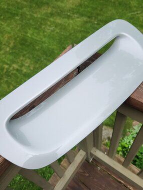 Mini Cooper R55 R56 R57 Hood Scoop Air Duct Silver 5113275546705 *Read* NO GRATE